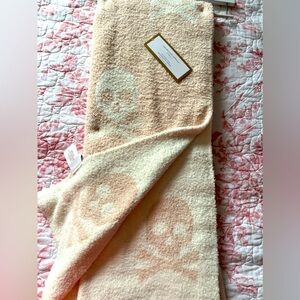 Cupcakes and Cashmere skull reversible over sized throw